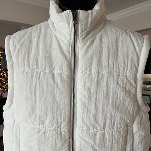 T&S-Thread & Supply - Cropped - White Vest - Large